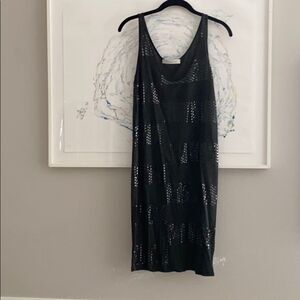 Stella McCartney sheer sequin tank dress